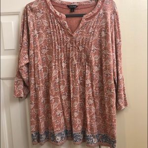 Lucky Brand Women’s Blouse 1X